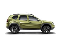 Накладки на крылья (чёрное тиснение) (ABS) RENAULT DUSTER 2016-