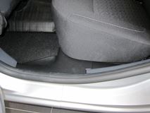 Накладки на ковролин (6шт) (ABS) RENAULT LOGAN 2014-