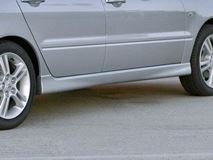 Накладки на внешние пороги Mitsubishi Lancer 9