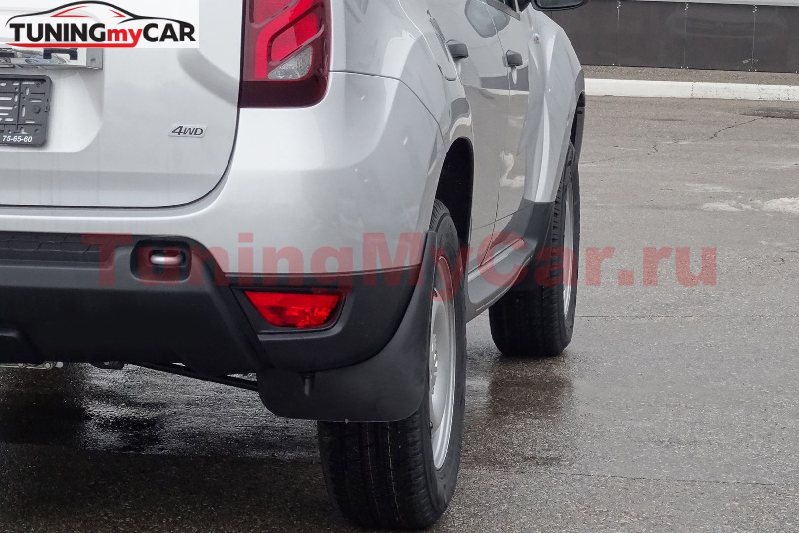 Брызговики ЗАДНИЕ широкие (2 шт) RENAULT DUSTER 2016-