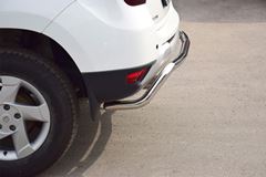 Защита заднего бампера 51мм (НПС)RENAULT Duster 2012-/ NISSAN Terrano 2014-