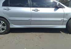 Накладки на внешние пороги Mitsubishi Lancer 9