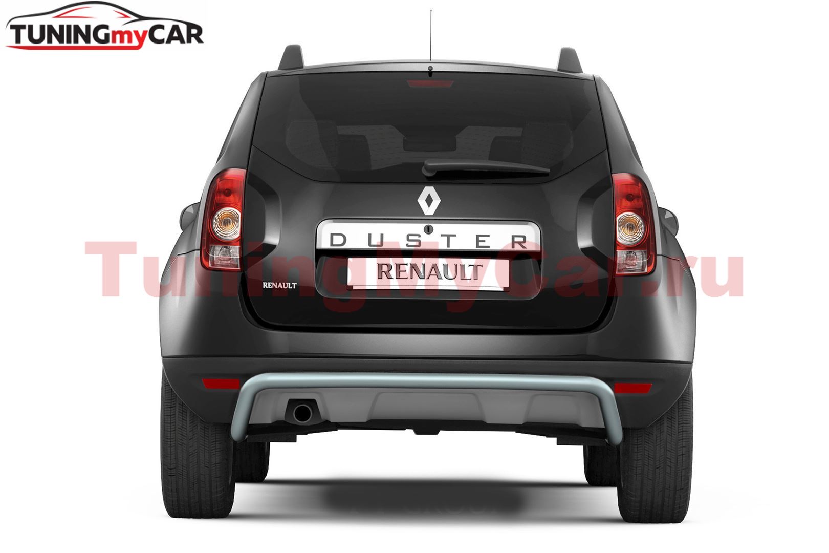 Защита заднего бампера 51мм (ППК) Renault Duster 2012-/ NISSAN Terrano 2014-