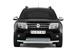 Защита переднего бампера двойная 63/51мм (ППК) RENAULT Duster 2016-/ NISSAN Terrano 2014-