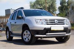 Защита переднего бампера двойная 63/51мм (ППК) RENAULT Duster 2016-/ NISSAN Terrano 2014-