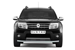 Защита переднего бампера одинарная 63мм (ППК) RENAULT Duster 2016-2020/ NISSAN Terrano 2014-