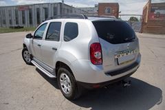  Защита порогов с алюм. площадкой Ø51мм (ППК) RENAULT Duster 2012-2020/ NISSAN Terrano 2014-