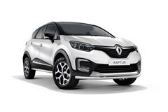 Защита переднего бампера двойная 63/63 мм (НПС) Renault Kaptur 2016-