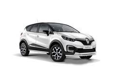 Защита порогов прямая 63 мм (НПС) Renault Kaptur 2016-