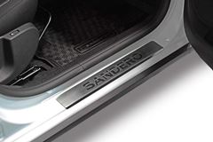 Накладки в проем дверей (4 шт) (НПС) Renault Sandero / Sandero Stepway 2014-