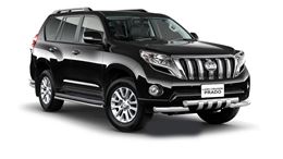 Защита переднего бампера двойная с зубьями 63/63мм (НПС) TOYOTA LAND CRUISER PRADO 150 2013-