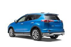 Защита порогов 63 мм (НПС) TOYOTA RAV4 2013-2018