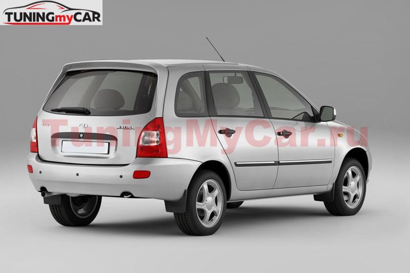 Спойлер "Чистое стекло" не краш (ABS) LADA Kalina 117 Универсал 2004-2013