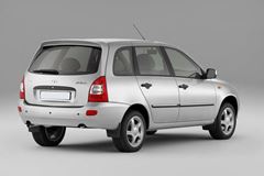 Спойлер "Чистое стекло" не краш (ABS) LADA Kalina 117 Универсал 2004-2013