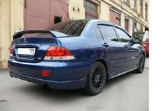 Накладки на внешние пороги EGR-style на Mitsubishi Lancer 9