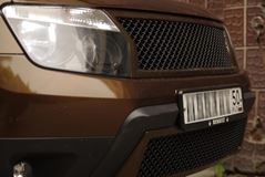 Решетка радиатора Bentley Style для Renault Duster (крашеная)