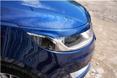 Накладки на передние фары (реснички) для KIA RIO III 2011-2014