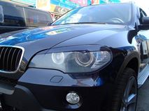 Накладки на фары (реснички) широкие для BMW X5 E70 (БМВ Х5 Е70) 2007 - 2013