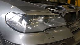 Накладки на фары (реснички) узкие для BMW X5 E70 2007 - 2013
