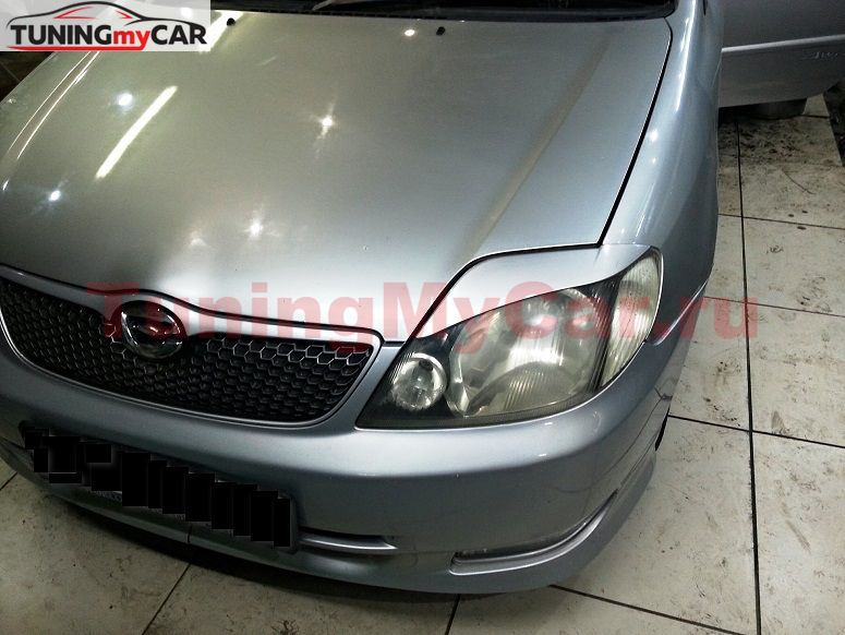 Реснички на фары для Toyota Corolla NZE 121 стандарт