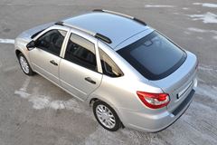 Рейлинги "Комфорт" на LADA Granta Лифтбэк с 2014 (Серебристый муар)