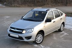 Рейлинги "Комфорт" на LADA Granta Лифтбэк с 2014 (Серебристый муар)