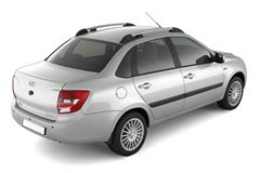 Рейлинги "Усиленные" (Серебристый муар) / LADA Granta Седан c 2011 / LADA Kalina Седан 2004-2013