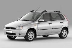 Рейлинги "Усиленные" (Серебристый муар) / LADA Kalina Хэтчбек 2004-2013 / Kalina II 2013-2018 / Granta Хэтчбек 2018-