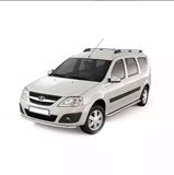 Рейлинги "Усиленные" (Серебристый муар) / LADA Largus c 2012