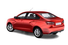 Спойлер на крышку багажника не крашенный (ABS) LADA Vesta 2015-