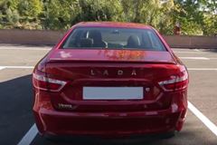 Спойлер на крышку багажника не крашенный (ABS) LADA Vesta 2015-