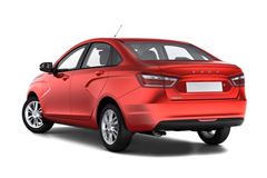 Спойлер на крышку багажника не крашенный (ABS) LADA Vesta 2015-