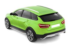 Защита заднего бампера Ø51мм (НПС) LADA Vesta SW Cross 2017-