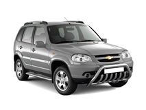 Рейлинги "Комфорт" (Серебристый муар) на CHEVROLET Niva 2002-2020/ LADA Niva 2020-/ LADA NIVA Travel 2021-