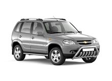 Рейлинги "Комфорт" (Серебристый муар) на CHEVROLET Niva 2002-2020/ LADA Niva 2020-/ LADA NIVA Travel 2021-