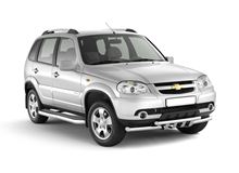 Рейлинги "Усиленные" (Серебристый муар) на CHEVROLET Niva 2002-2020/ LADA Niva 2020-/ LADA NIVA Travel 2021-