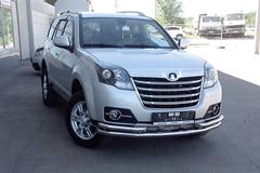 Защита переднего бампера двойная с углами Ø63/51мм (НПС) GREAT WALL Hover H3 2014-2016
