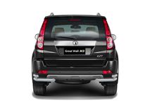 Защита заднего бампера двойная угловая Ø63/51мм (ППК) GREAT WALL Hover H3 2014-2016