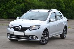 Рейлинги "Комфорт" (Серебристый Муар) Renault LOGAN с 2014