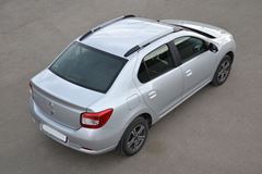 Рейлинги "Комфорт" (Серебристый Муар) Renault LOGAN с 2014