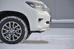 Защита переднего бампера одинарная Ø63мм (НПС) TOYOTA LAND CRUISER PRADO 150 2017-