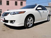 Накладка на передний бампер Type S для Honda Accord 8 (до 2011 г.в.)