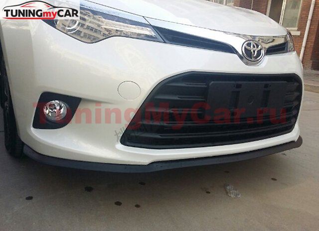 Губа переднего бампера