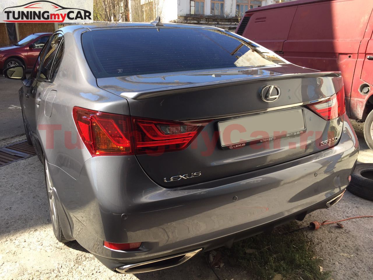 Спойлер на багажник Lexus GS 2013- F-sport