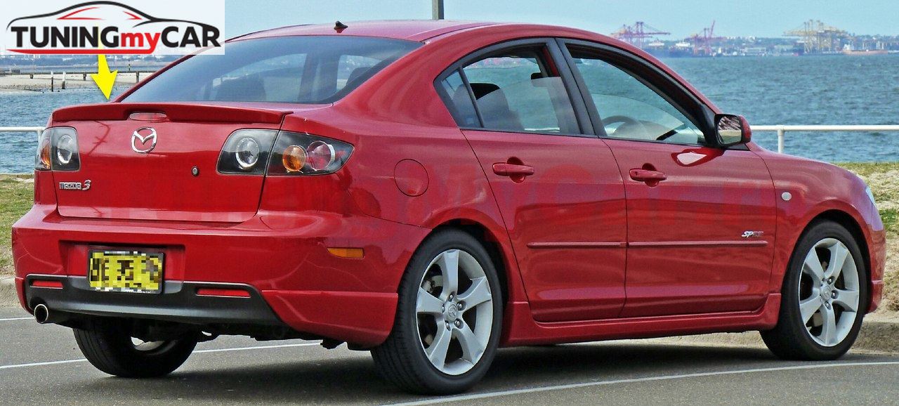 Спойлер на Mazda 3 2003-2008г