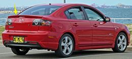Спойлер на Mazda 3 2003-2008г