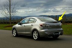 Спойлер на Mazda 3 2009-2013г