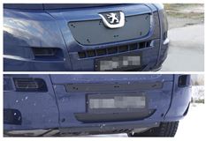 Зимняя заглушка решетки радиатора и переднего бампера Peugeot Boxer шасси 2006-2013, Boxer 2006-2013 (250 кузов)