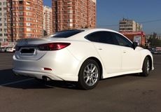 Накладка на задний бампер для Mazda 6 2012+