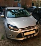 Реснички на фары для Ford Focus 3 (2011-2015) var№1 широкие